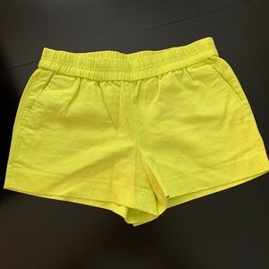 J. Crew lime green shorts size 6.